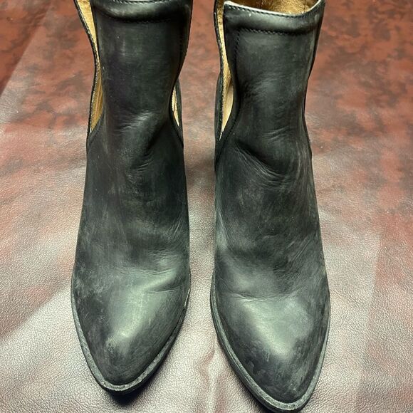 Jeffrey Campbell black washed leather‎ Orwell boots booties, size 8.5 - Picture 4 of 8